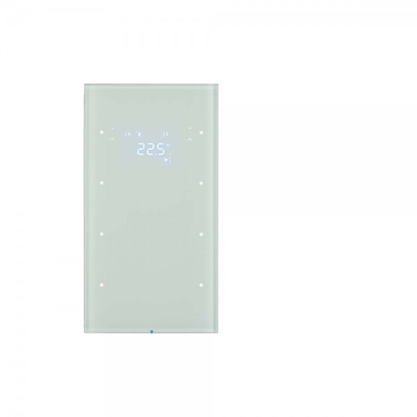 Berker 75643050 R.3 - Touch Sensor 3-fach mit Temperaturregler Glas polarweiß
