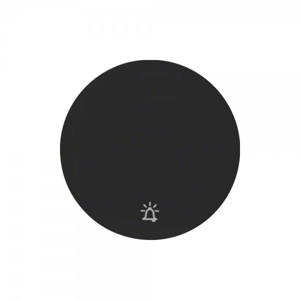 Berker 16202025 Wippe mit Aufdruck Symbol für Klingel R.1/R.3 schwarz glänzend