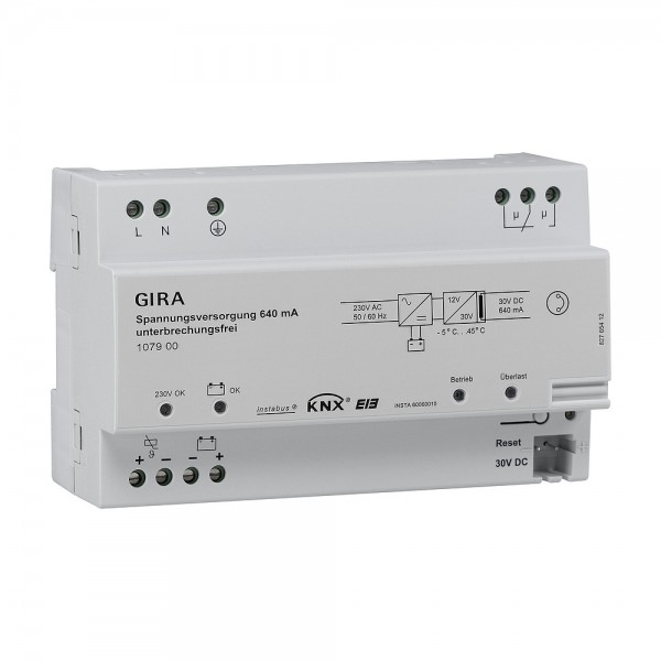 Gira 107900 KNX Spannungsversorgung 640 mA unterbrechnungsfrei