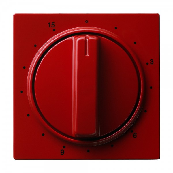 Gira 064043 Abdeckung mit Knebel für Zeitschalter 15 Minuten S-Color Rot