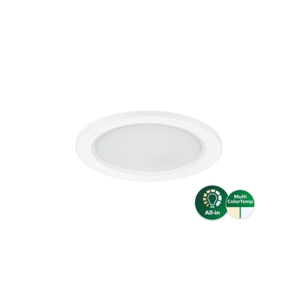 Philips CoreLine Slim Downlight 6.5W 650lm 3000K 4000K Matt