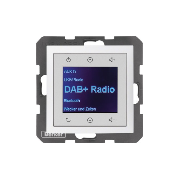 Berker 30849909 Radio DAB+/Bluetooth S.1/B.3/B.7 polarweiß matt
