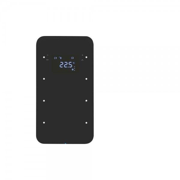 Berker 75643065 R.1 - Touch Sensor 3-fach mit Temperaturregler Glas schwarz