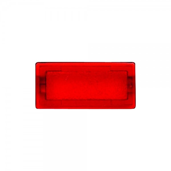 Merten 395900 Symbol rechteckig neutral rot-transparent