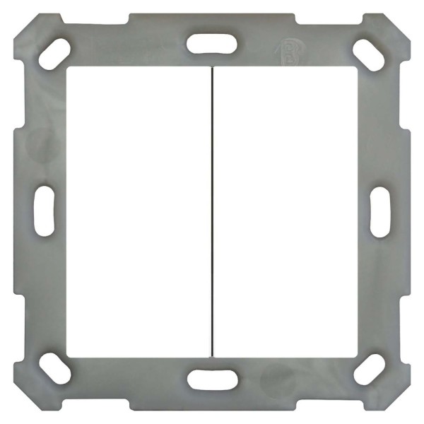 MDT technologies BE-TAL55B2.01 Taster Light 55 Basic 2-fach Reinweiß glänzend