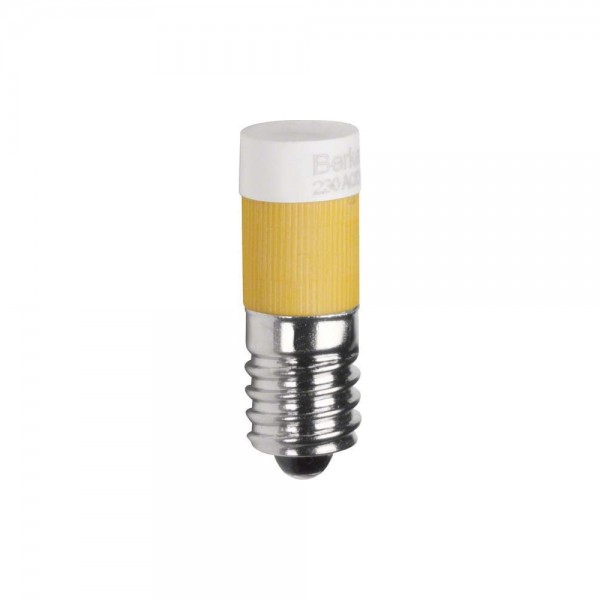 Berker 167802 LED-Lampe für Drucktaster und Lichtsignal E10 gelb