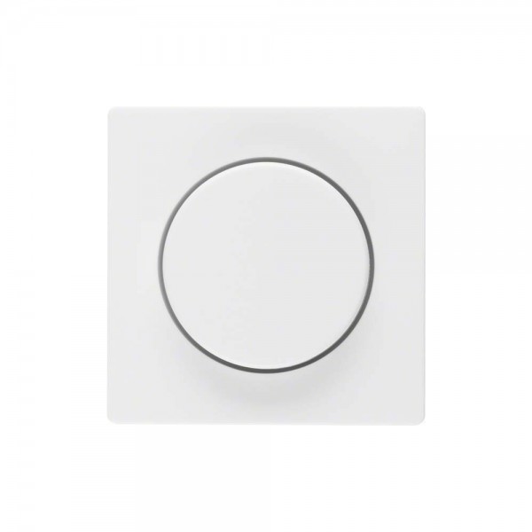 Berker 11376089 Zentralstück für Drehdimmer mit Regulierknopf Q.1/Q.3/Q.7 polarweiß samt