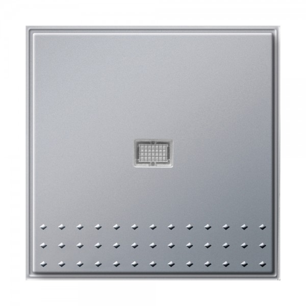 Gira 012265 Tastkontrollschalter mit Wippe Ausschalter TX_44 (IP 44) Unterputz Aluminium