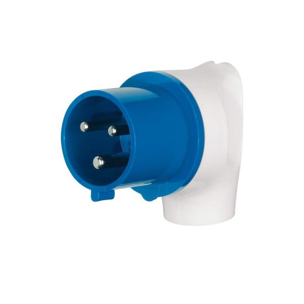 Berker 578301 CEE Winkelstecker 3-polig 32 A grau/blau