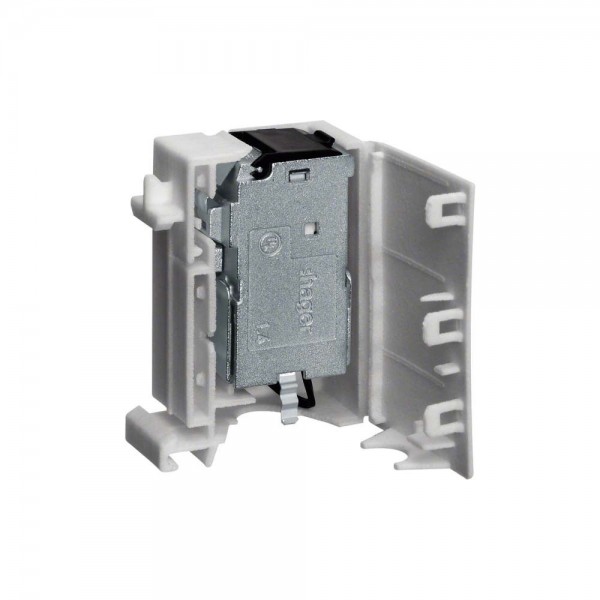 Hager ZZ45ZPH6 RJ45-Buchse IP2X für Hutschiene