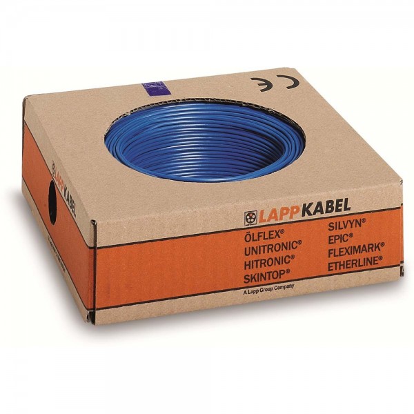 Lapp Kabel Litze H07V-K 2,5mm² ultramarinblau 100 Meter Ring