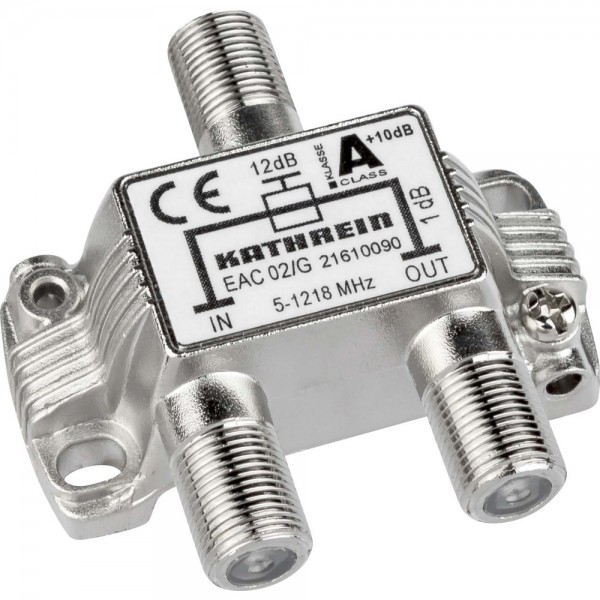 Kathrein EAC 02/G Abzweiger mit F-Connectoren 1-fach 5-1218 MHz 12dB