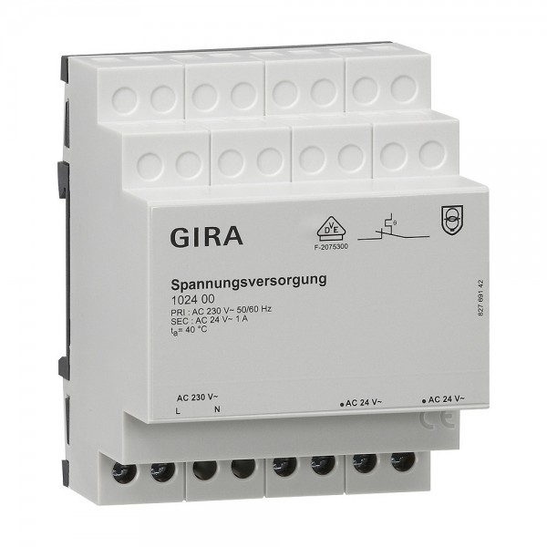 Gira 102400 KNX Spannungsversorgung AC 24 V 1 A