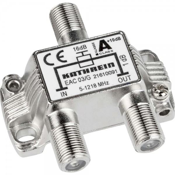 Kathrein EAC 03/G Abzweiger mit F-Connectoren 1-fach 5-1218 MHz 16dB