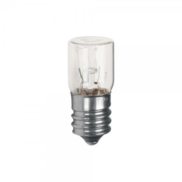 Berker 161003 Glühlampe E14 3W 230V klar transparent für Lichtsignal mit flacher Haube