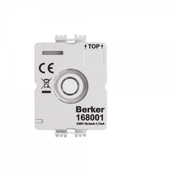 Berker 168001 LED-Modul für Drehschalter/ Drehtaster ohne Neutralleiter