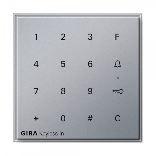 Gira 260565 Keyless In Codetastatur TX_44 (IP 44) Aluminium