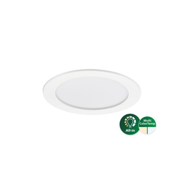 Philips CoreLine Slim Downlight 11W D155mm 1100lm 3000K 4000K Matt