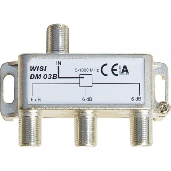 Wisi DM 03 B Verteiler 3-fach 5...1000 MHz 5.9 dB