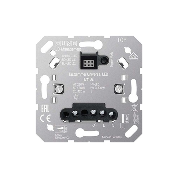 Jung 1711DE LED-Tastdimmer Universal
