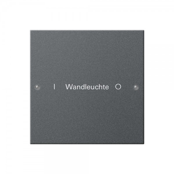 Gira 220128 Wippenset 1-fach beschreibbar System 55 Anthrazit