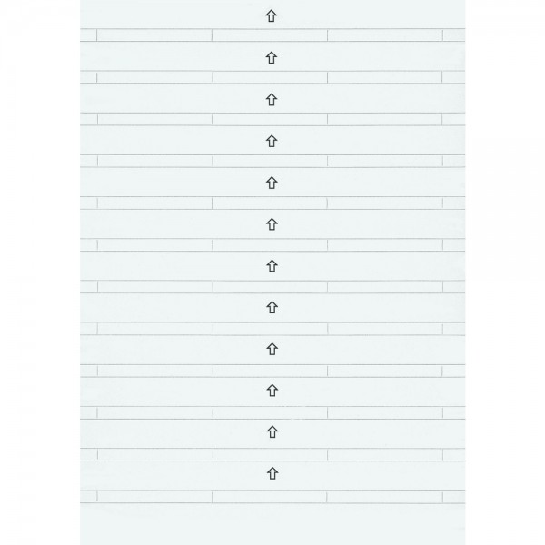Merten 230900 Beschriftungsstreifen polarweiß