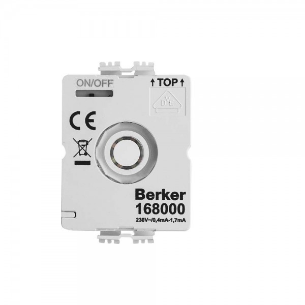 Berker 168000 LED-Modul für Drehschalter/ Drehtaster mit N-Kontakt