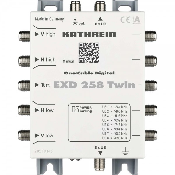 Kathrein EXD 258 Twin Einkabel-Multischalter