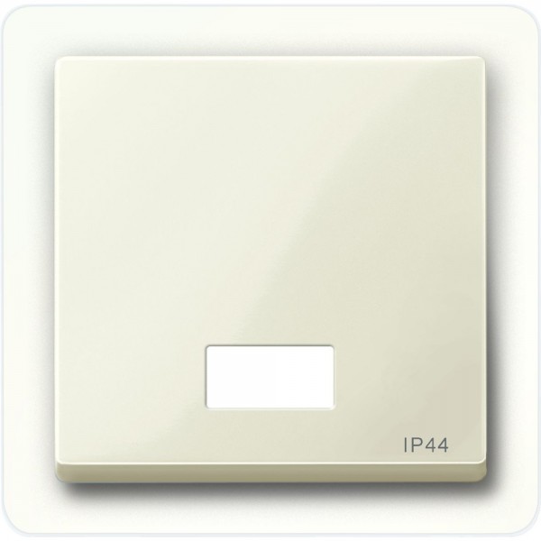 Merten 432744 Wippe mit rechteckigem Symbolfenster IP44 System M cremeweiß glänzend