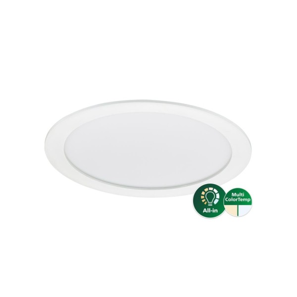 Philips CoreLine Slim Downlight 21W D205mm 2100lm 3000K 4000K Matt