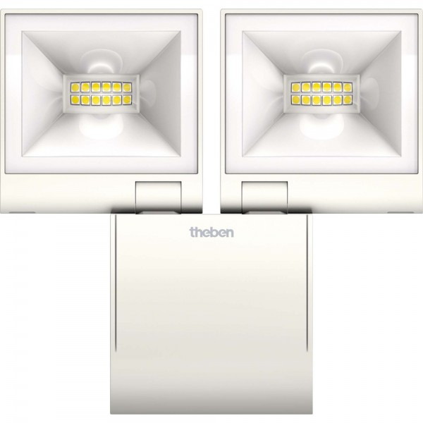 Theben theLeda S20L WH LED-Strahler ohne Bewegungsmelder 2x10W 4000K weiß