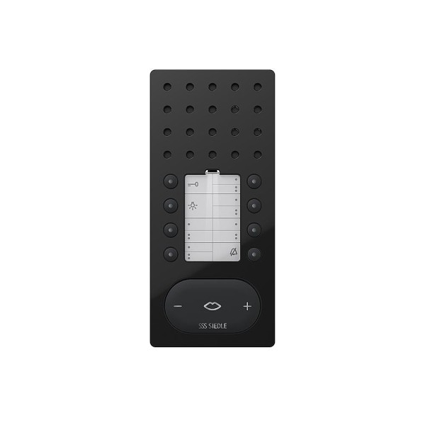 Siedle&Söhne BFC 850-0 SH/S Bus-Freisprechtelefon Comfort Intercom Schwarz-Hochglanz/Schwarz