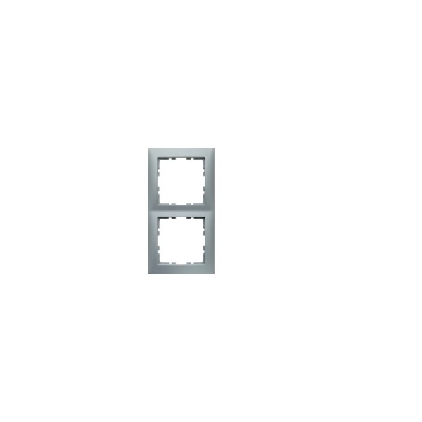 Berker 10129939 Abdeckrahmen 2-fach S.1 alu matt