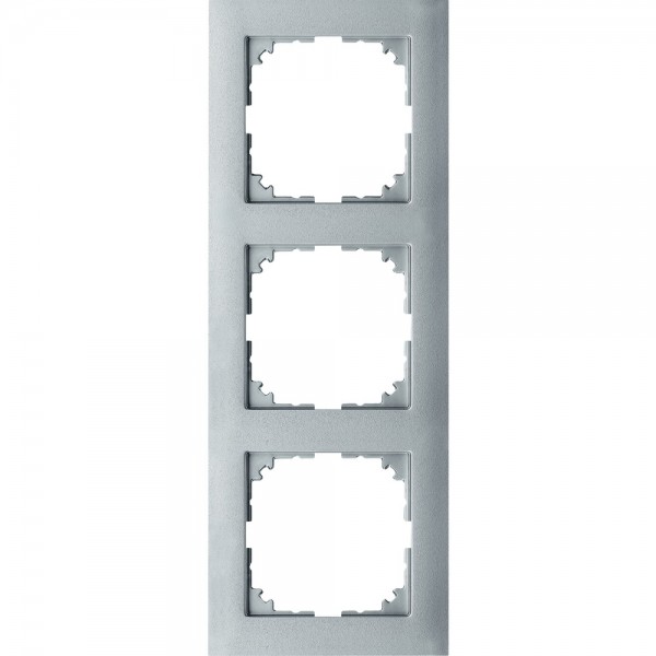 Merten MEG4030-3660 M-Pure-Abdeckrahmen 3-fach aluminium edelmatt