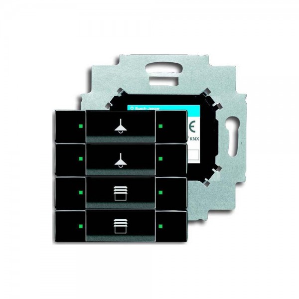 Busch-Jaeger 6127/01-81 Bedienelement 4-fach mit Busankoppler anthrazit