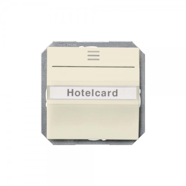 Siemens 5TG4824 Hotelcard-Schalter mit Beleuchtung und Beschriftungsfeld i-system elektroweiß