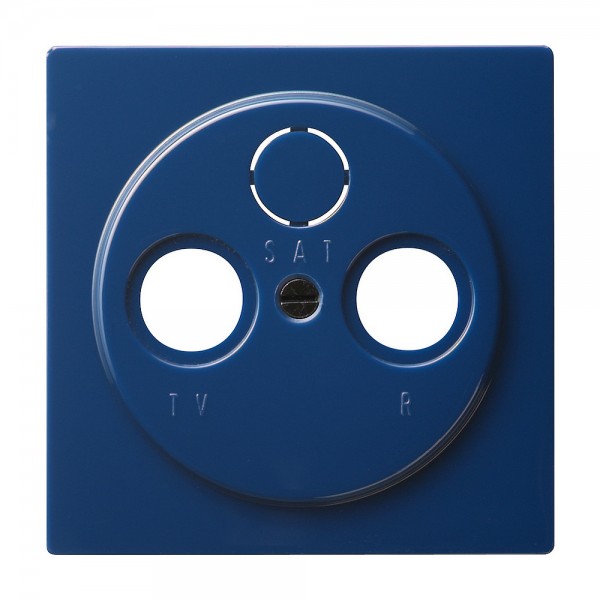 Gira 086946 Abdeckung Koaxial-Antennensteckdose S-Color Blau