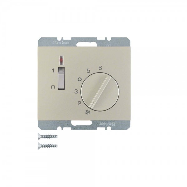 Berker 20317104 Temperaturregler Öffner mit Zentralstück 24V K.5 edelstahl matt