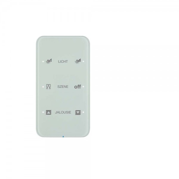Berker 75143160 R.1 - Touch Sensor 3-fach Komfort mit integriertem Busankoppler Glas polarweiß