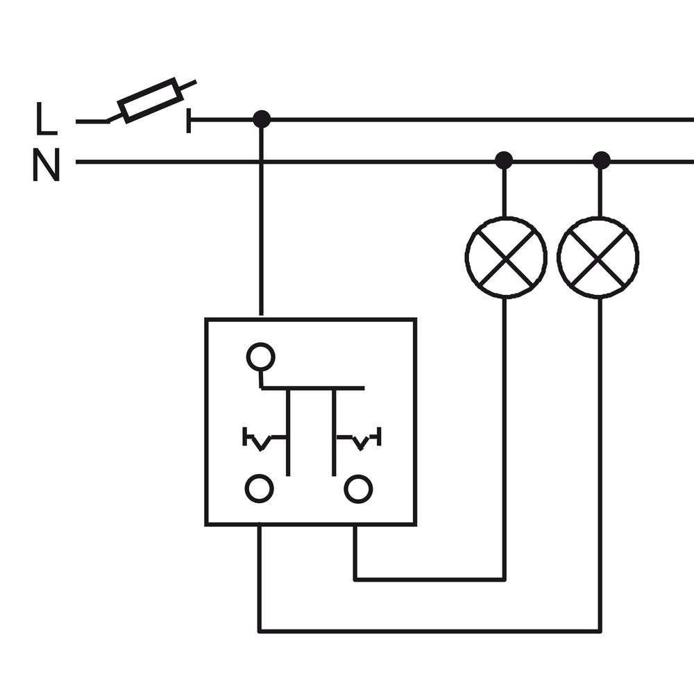 Подключаем выключатель света схема. Двухклавишный выключатель схема подключения. Схема подключения двухклавишного выключателя на 2 лампочки. Схема подключения 2кл выключателя. Схема подключения 2 клавишного выключателя на 2.