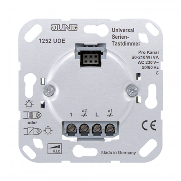 Jung 1252UDE Serien-Tastdimmer Universal