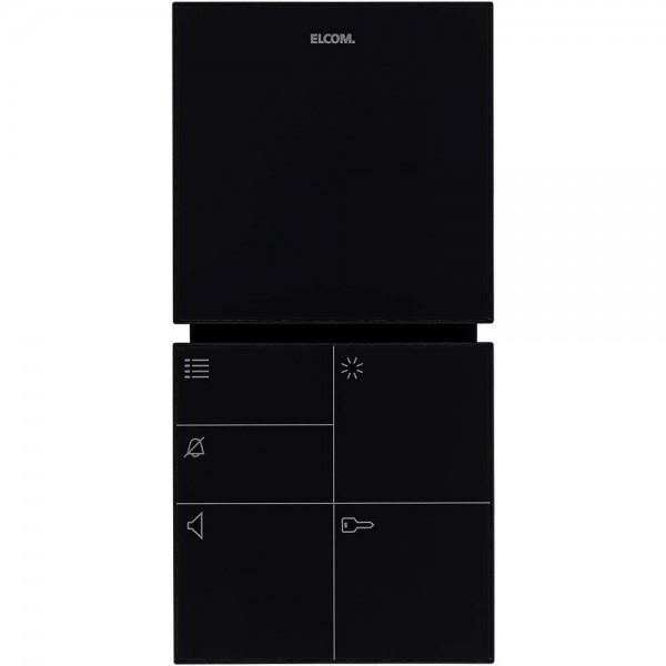 Elcom BFT-510 SW Audio Innenstation Standard Version schwarz glänzend 1715102