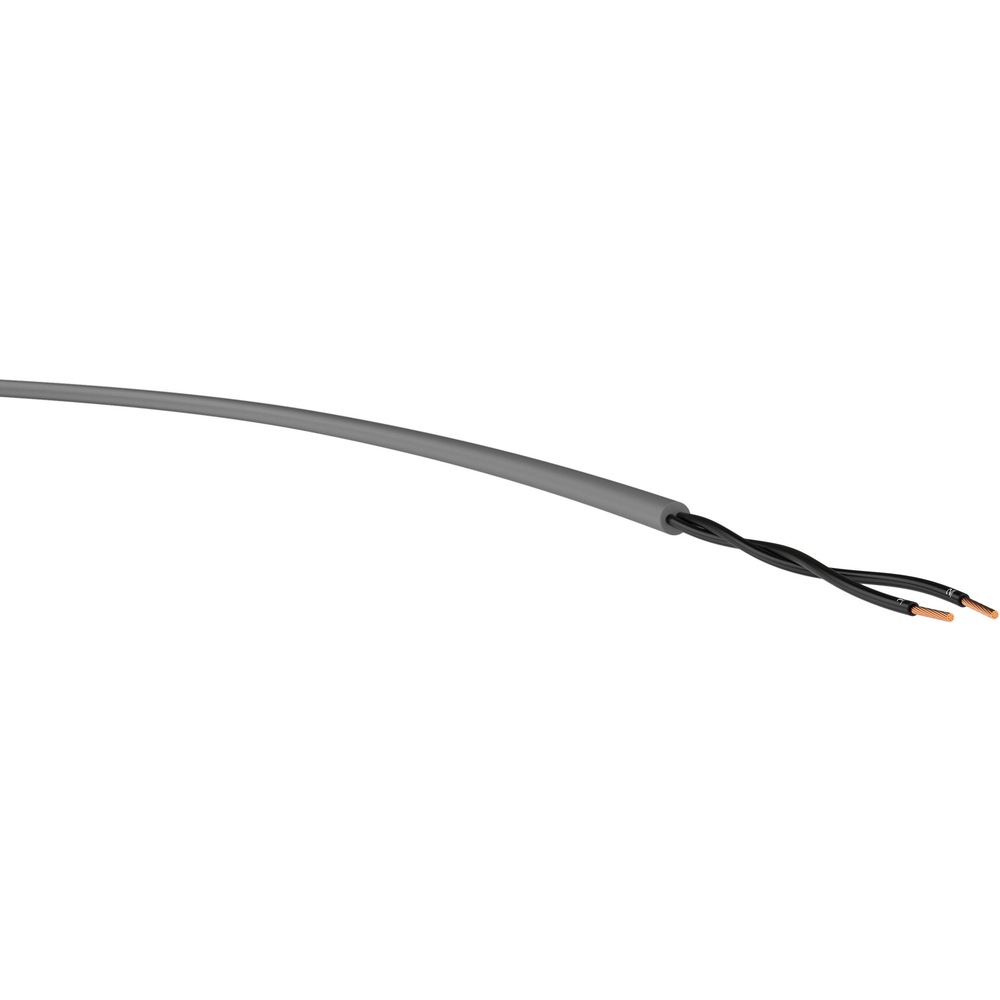 YSLY-OZ 2x1,5mm² PVC Steuerleitung grau Meterware 