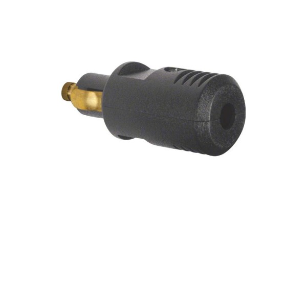 Berker 4637 Normstecker für Steckdose 12V Integro schwarz matt