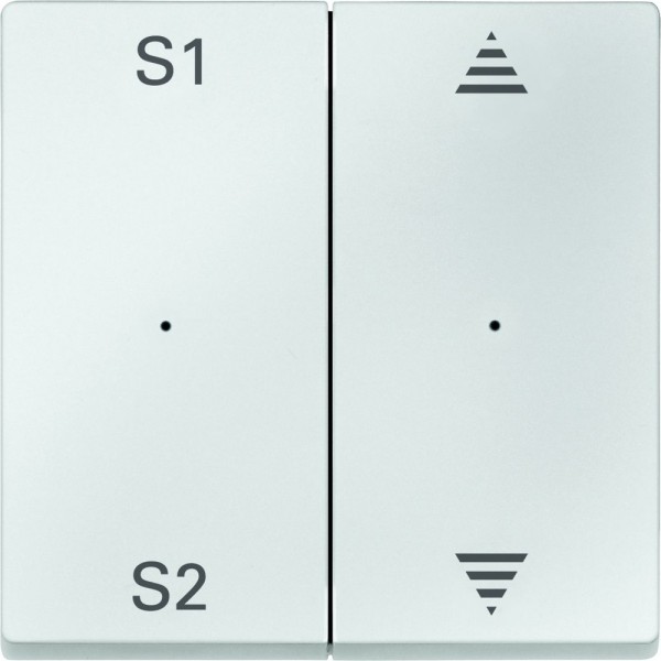 Merten MEG5227-0419 Wippen für Taster-Modul 2-fach (Szene1/2,Auf/Ab) System M polarweiß edelmatt