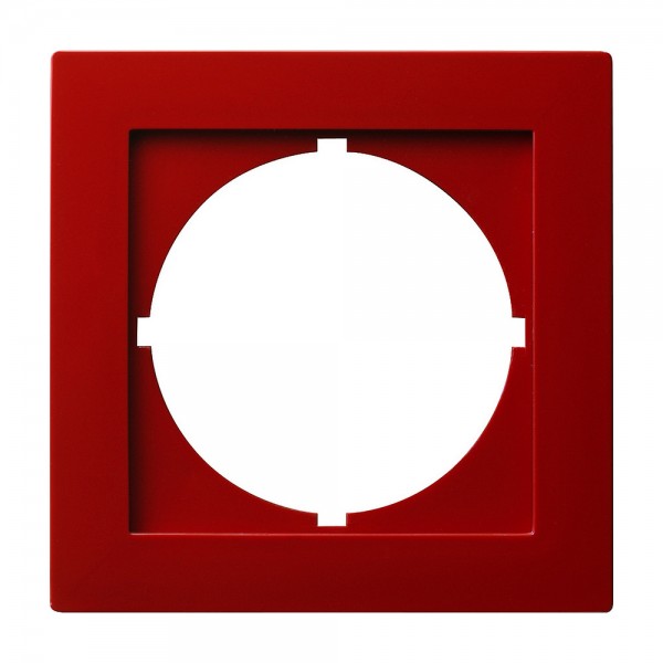 Gira 028143 Adapterrahmen mit runden Ausschnitt S-Color Rot