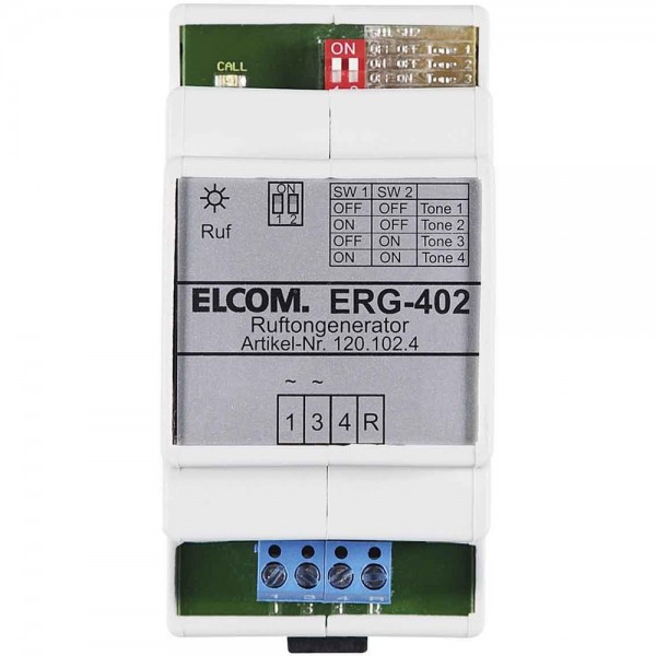 Elcom ERG-402 Etagenrufgenerator 4 Ruftöne zur Rufunterscheidung REG 1+n