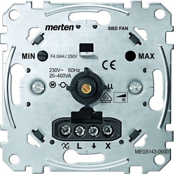 Merten MEG5143-0000 Drehzahlsteller-Einsatz 20-400 VA