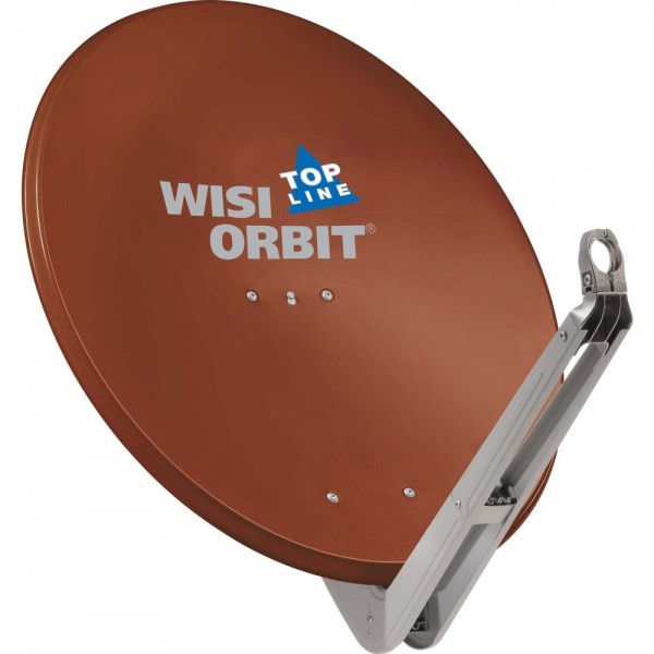 Wisi OA85I Orbit Topline Parabol-Offsetantenne 85cm rotbraun