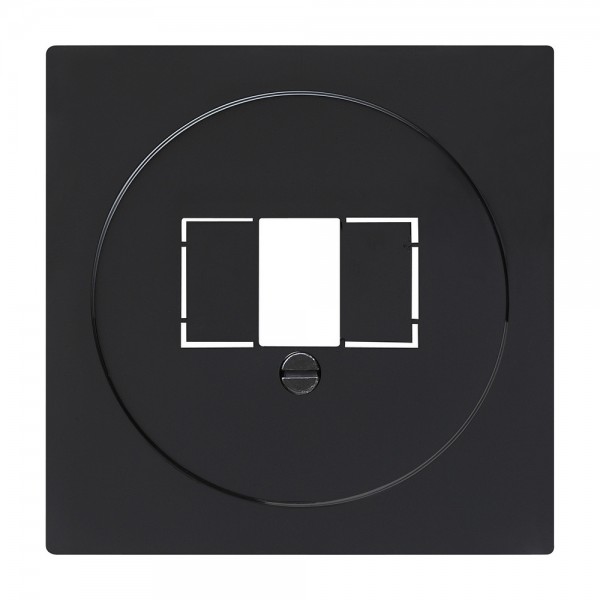 Gira 027647 Abdeckung für TAE, Stereo und USB S-Color Schwarz